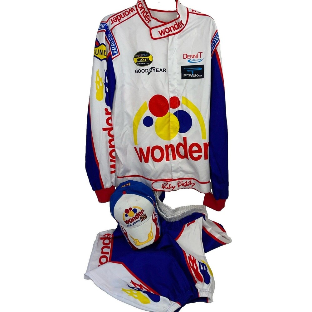 Deluxe Size XL Ricky Bobby Costume Wonder #26 NASCAR Cosplay Halloween